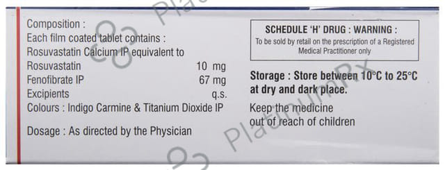 Crevast F 67/10mg Tablet 10s