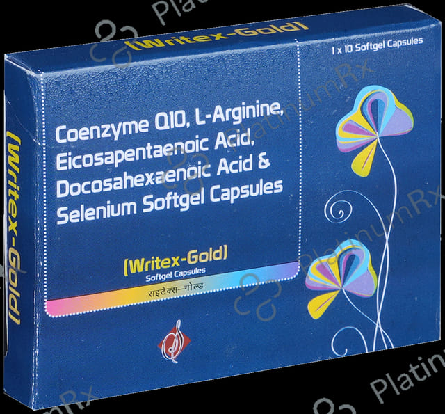Writex-Gold Soft Gelatin Capsule