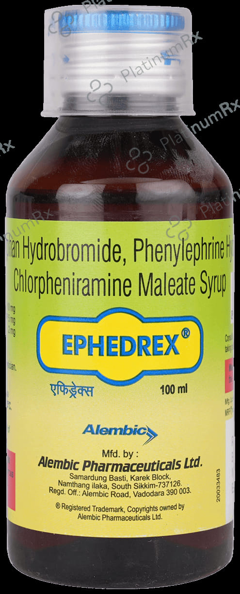 Ephedrex 2/10/5mg Syrup 100ml