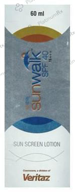 Sunwalk Spf 40 Sunscreen Lotion