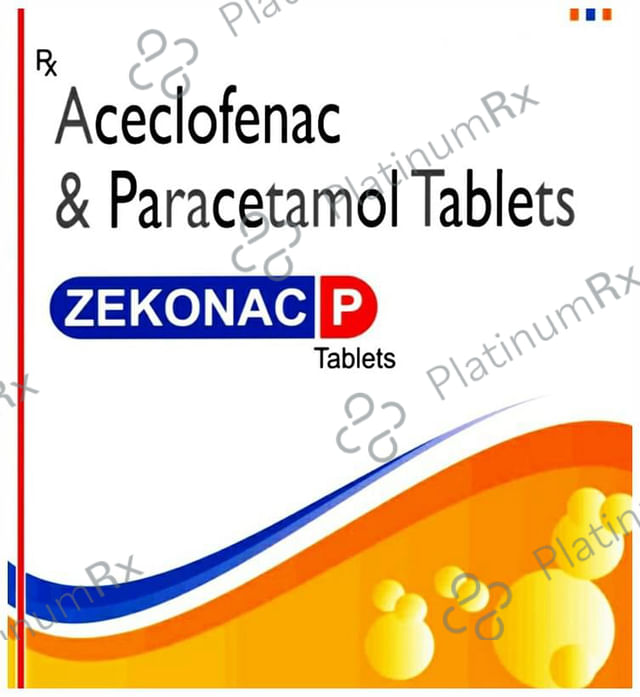 Zekonac P 100/325mg Tablet 10s
