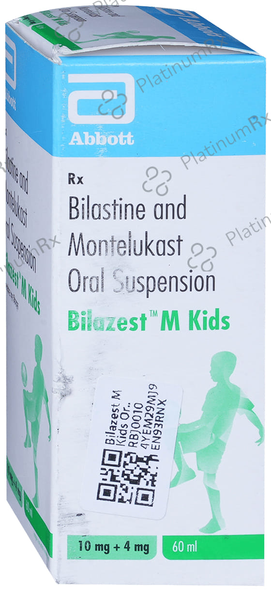 Bilazest M Kids 10/4mg Oral Suspension 60ml