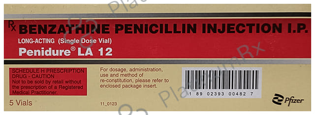 Penidure LA 1200000IU Injection 1ml