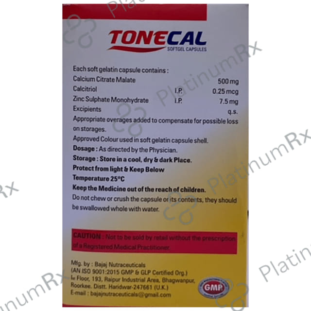 Tonecal Softgel Capsule