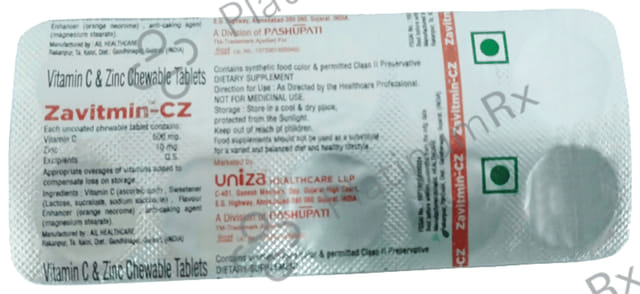 Zavitamin-CZ Chewable Tablet
