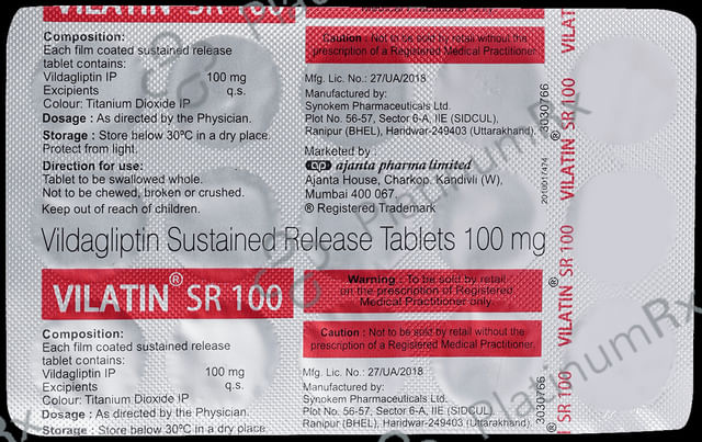 Vilatin SR 100mg Tablet 15s