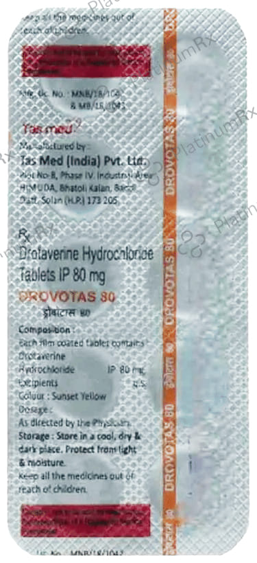 Drovotas 80mg Tablet 10s