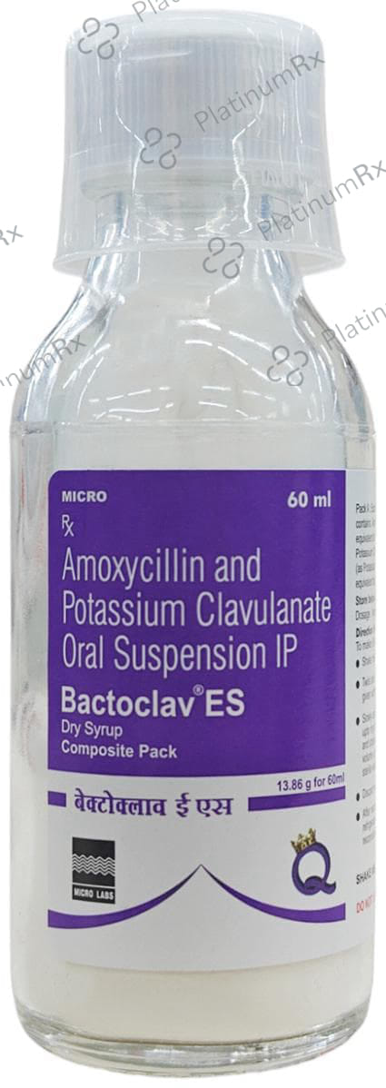 Bactoclav ES 600/62.9mg Dry Syrup 60ml