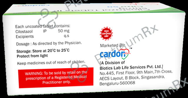 Cilzo 50mg Tablet