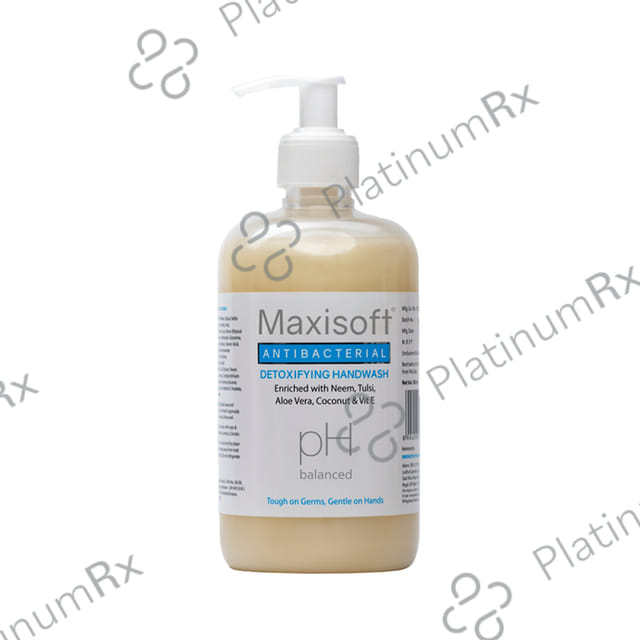 Maxisoft Antibacterial Detoxifying Handwash (500ml Each) 1 Bottle