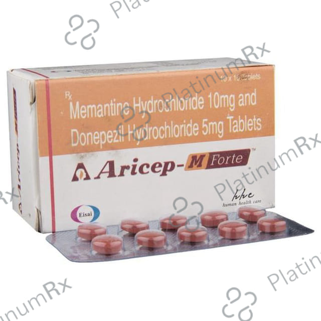 Aricep M Forte 5/10mg Tablet 10s