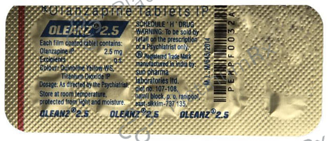 Oleanz 2.5mg Tablet 10s
