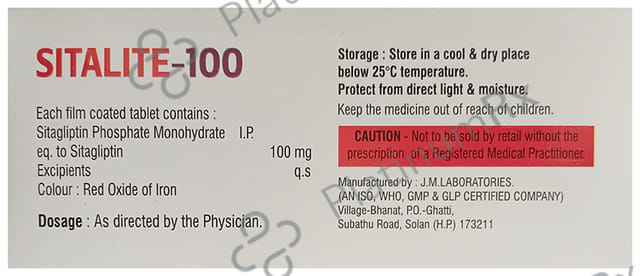 Sitalite 100 Tablet