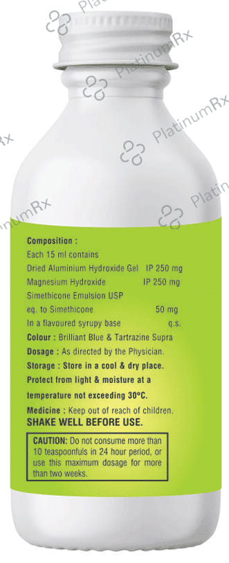 Cureacid Oral Suspension Elaichi Flavour Sugar Free