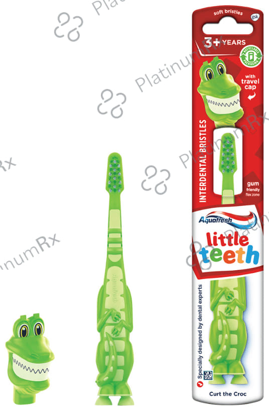 Aquafresh 3+Years Little Teeth Toothbrush Alligator