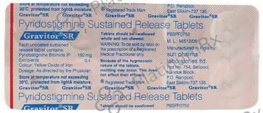 Gravitor SR 180mg Tablet 10s