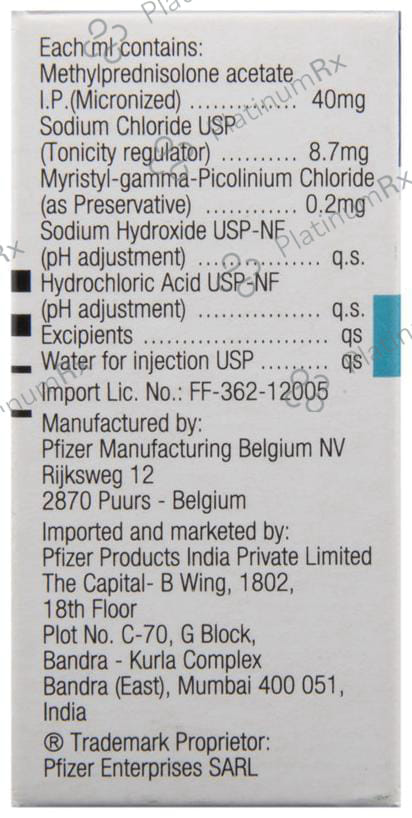 Depo Medrol 40mg Injection 2ml