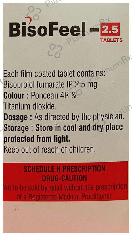 Bisofeel 2.5mg Tablet 10s