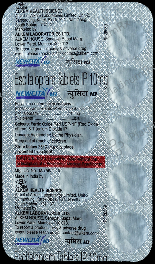Newcita 10mg Tablet 15s