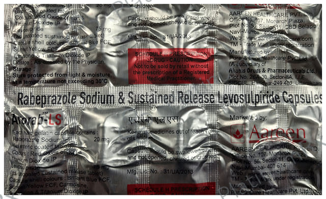 Arorab LS 75/20mg Capsule 10s