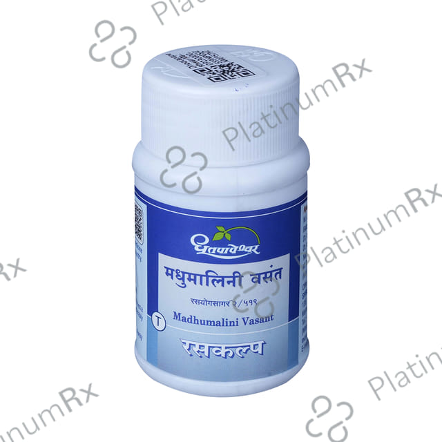 Dhootapapeshwar Madhumalini Vasant Tablet 60 tablets