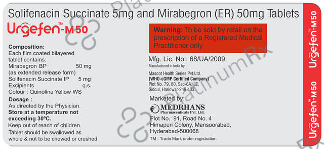 Urgefen M 50mg/5mg Tablet