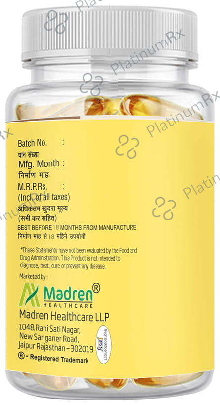 Madren Healthcare Omega 3 Softgel 60s