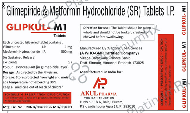 Glipkul-M 1 Tablet SR