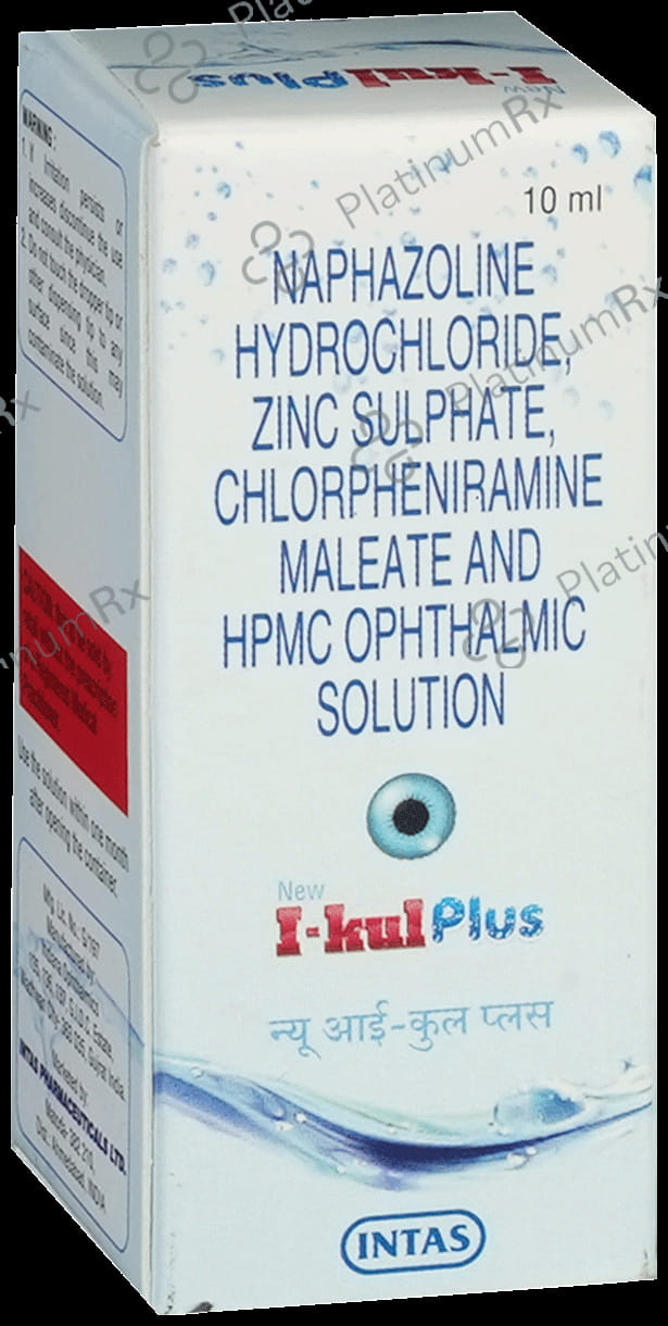 New I-Kul Plus Ophthalmic Solution 10 Ophthalmic Solution