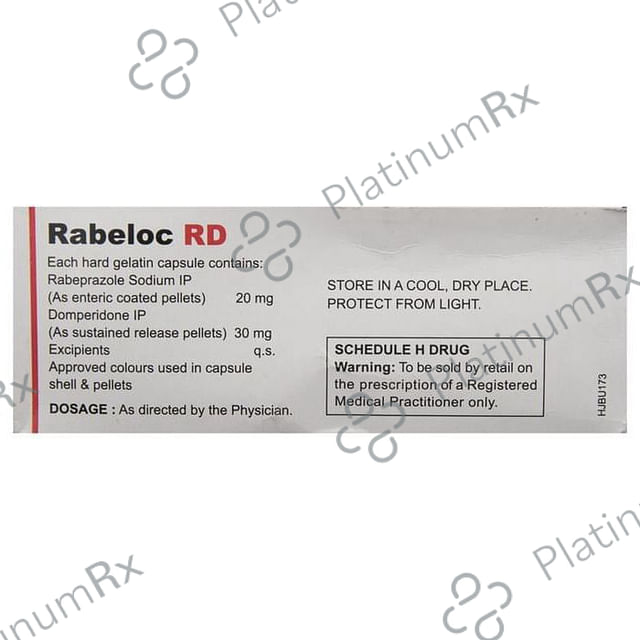 Rabeloc RD 30/20mg Capsule 10s