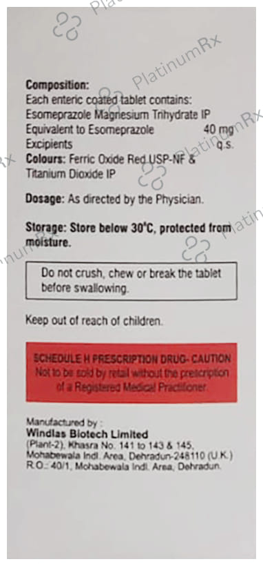 Esomifyl 40mg Tablet
