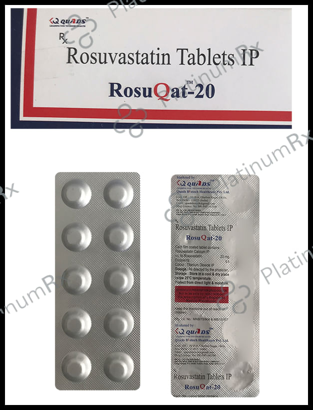 Rosuqat 20mg Tablet 10s