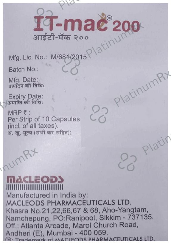 IT Mac 200mg Capsule 10s