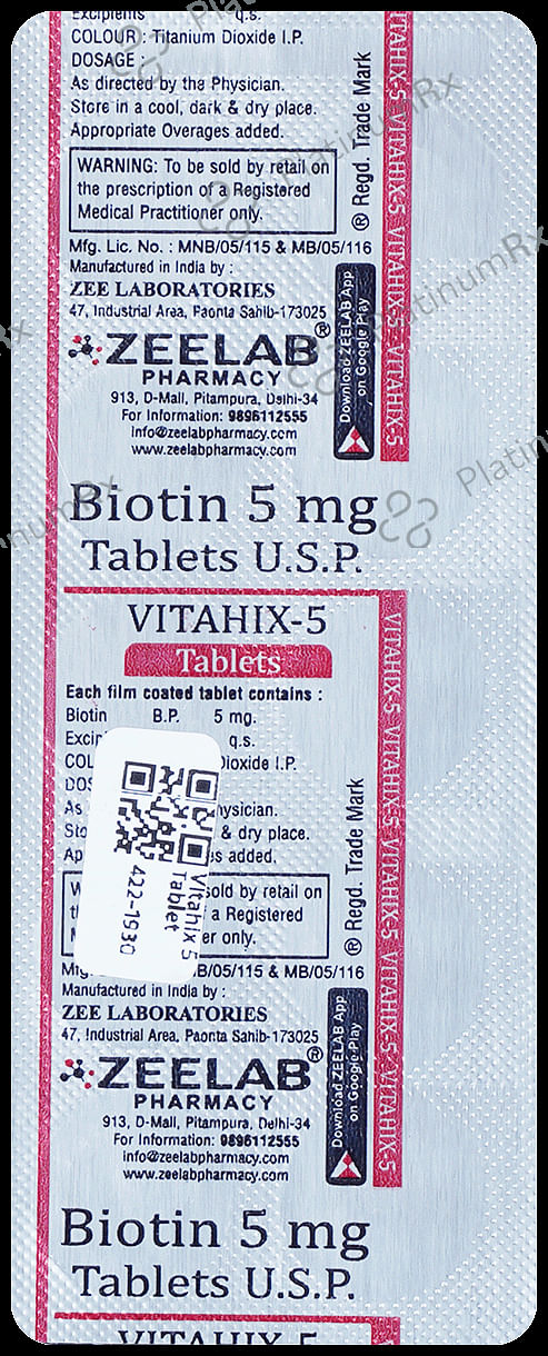 Vitahix 5 Tablet