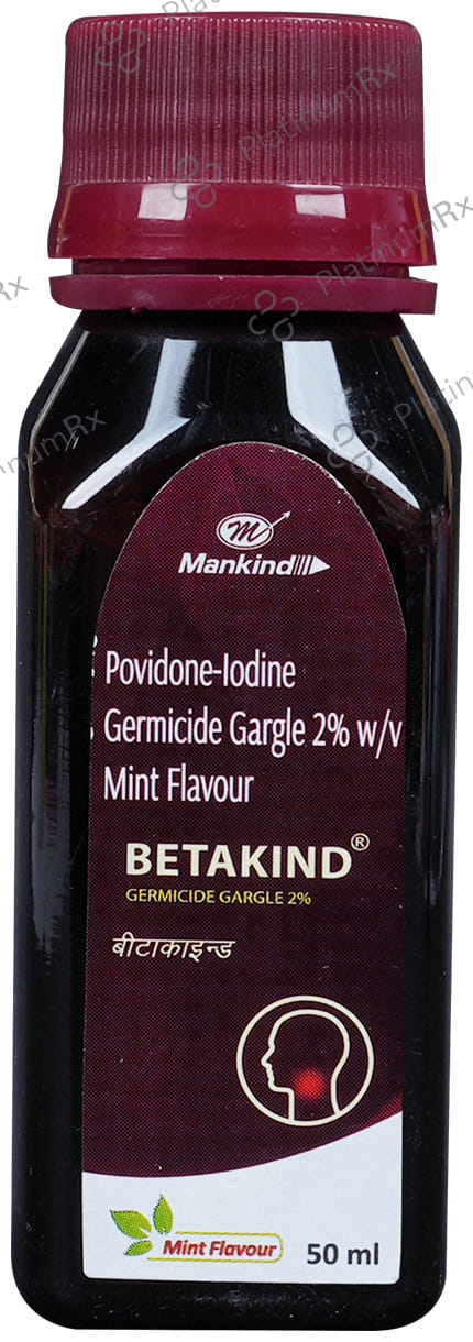 Betakind 2% Mint Flavour Gargle 50ml