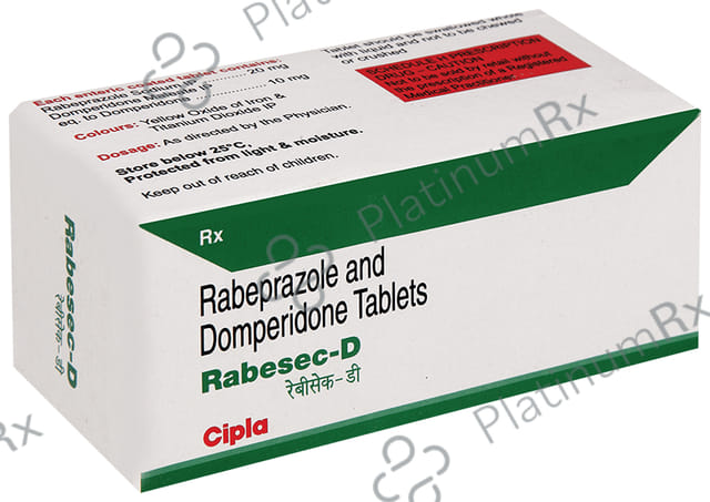 Rabesec D 10/20mg Tablet 10s