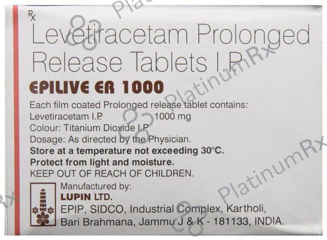 Epilive ER 1000mg Tablet 10s