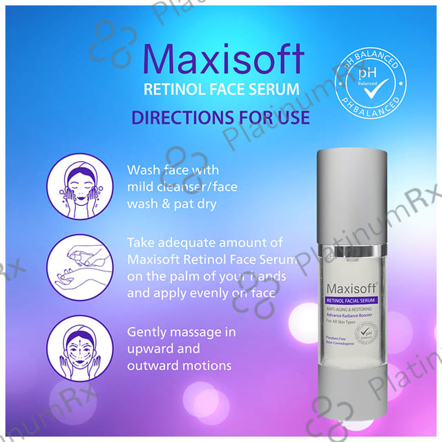 Maxisoft Retinol Face Serum (50ml Each) 1 Bottle