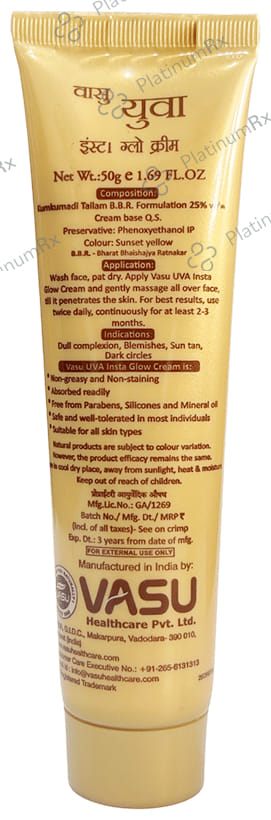 Vasu UVA Insta Glow Cream