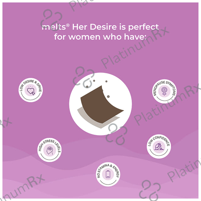 Wellbeing Nutrition Melts Into Her Desire Disintegrating Strip 30s