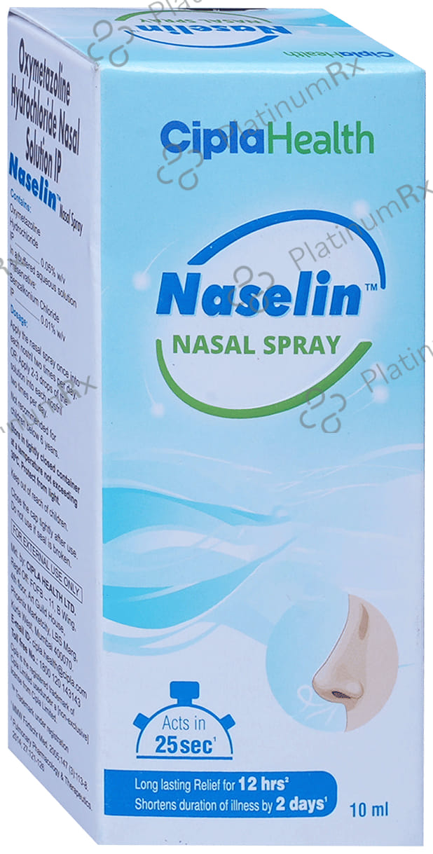 Naselin 0.05% Nasal Spray 10ml