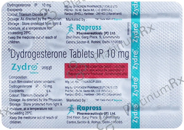 Zydro 10mg Tablet 10s