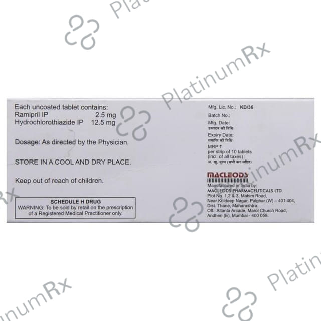 Macpril H 2.5mg Tablet 10s