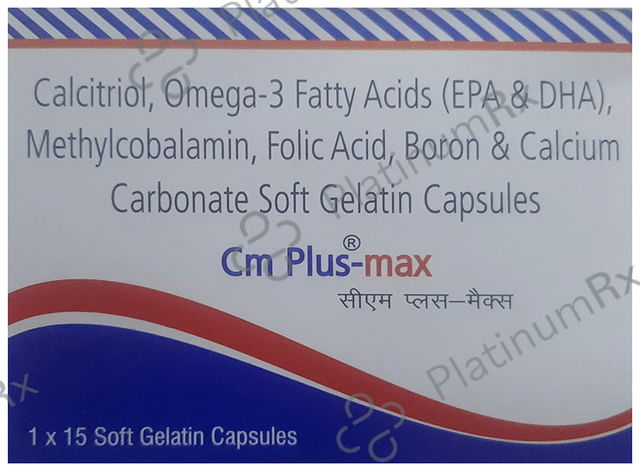 CM Plus Max Soft Gelatin Capsule 15s