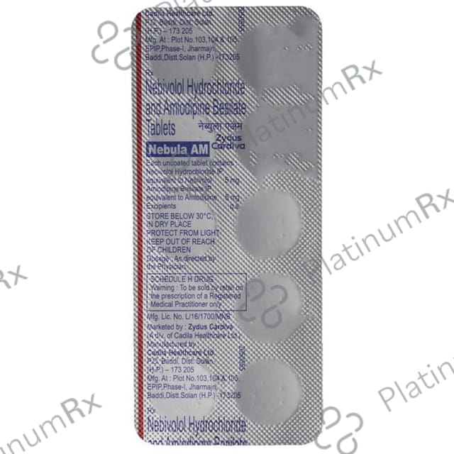 Nebula AM 5/5mg Tablet 10s