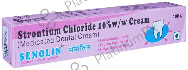Senolin Foaming 10% Medicated Dental Cream 100gm
