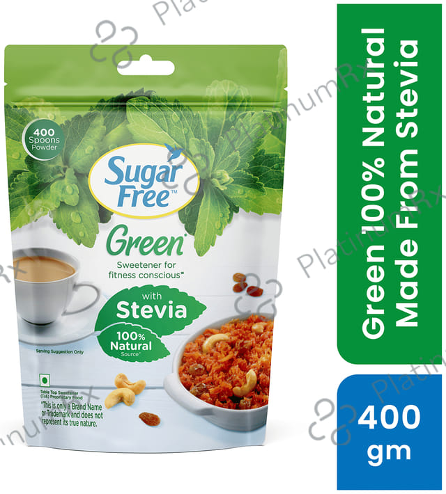 Sugar Free Green Stevia Sweetener Powder 400 gm