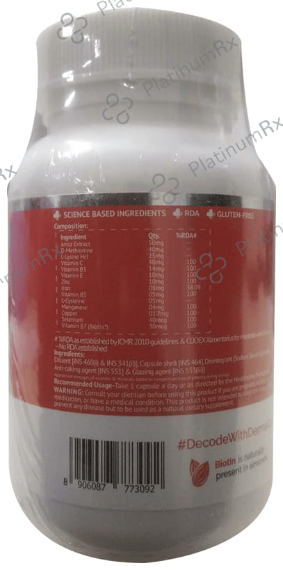 The Derma Co Biotin & Hair Vitamins Capsule