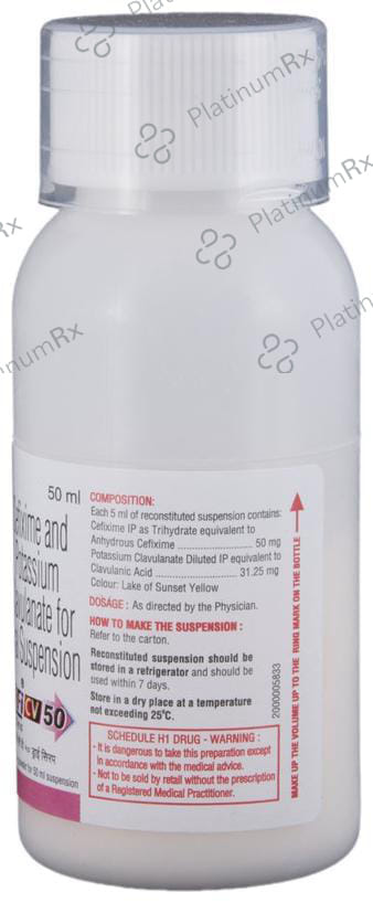 Zifi CV 50mg Dry Syrup 50ml