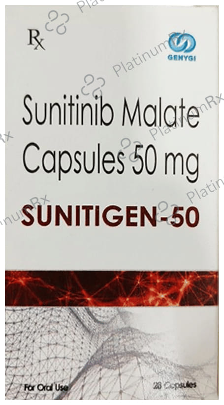 Sunitigen 50mg Capsule 28s